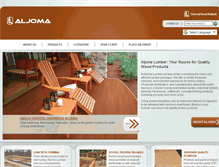 Tablet Screenshot of aljoma.com
